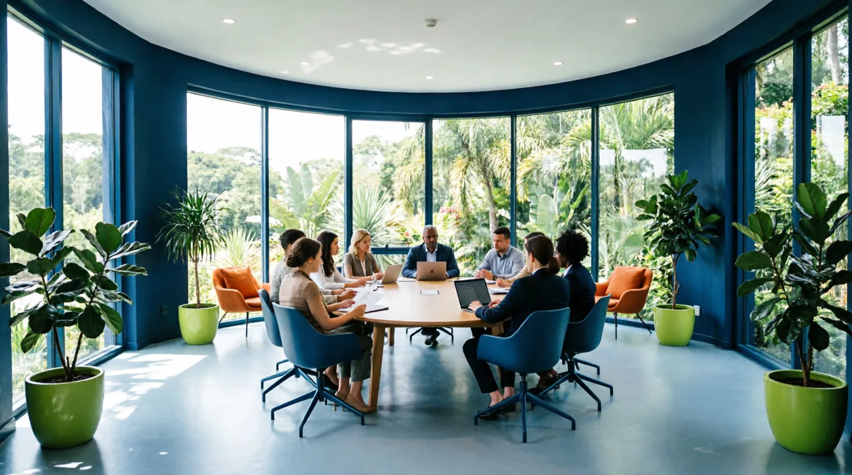 Especialistas de Matices liderando un taller de Clima Organizacional y Salud Laboral con colaboradores